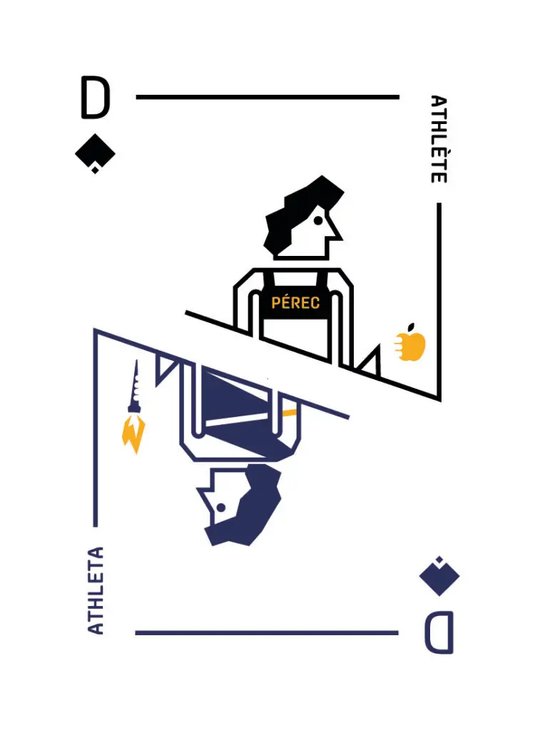 Carte de l'athlète du jeu de cartes Omniscius